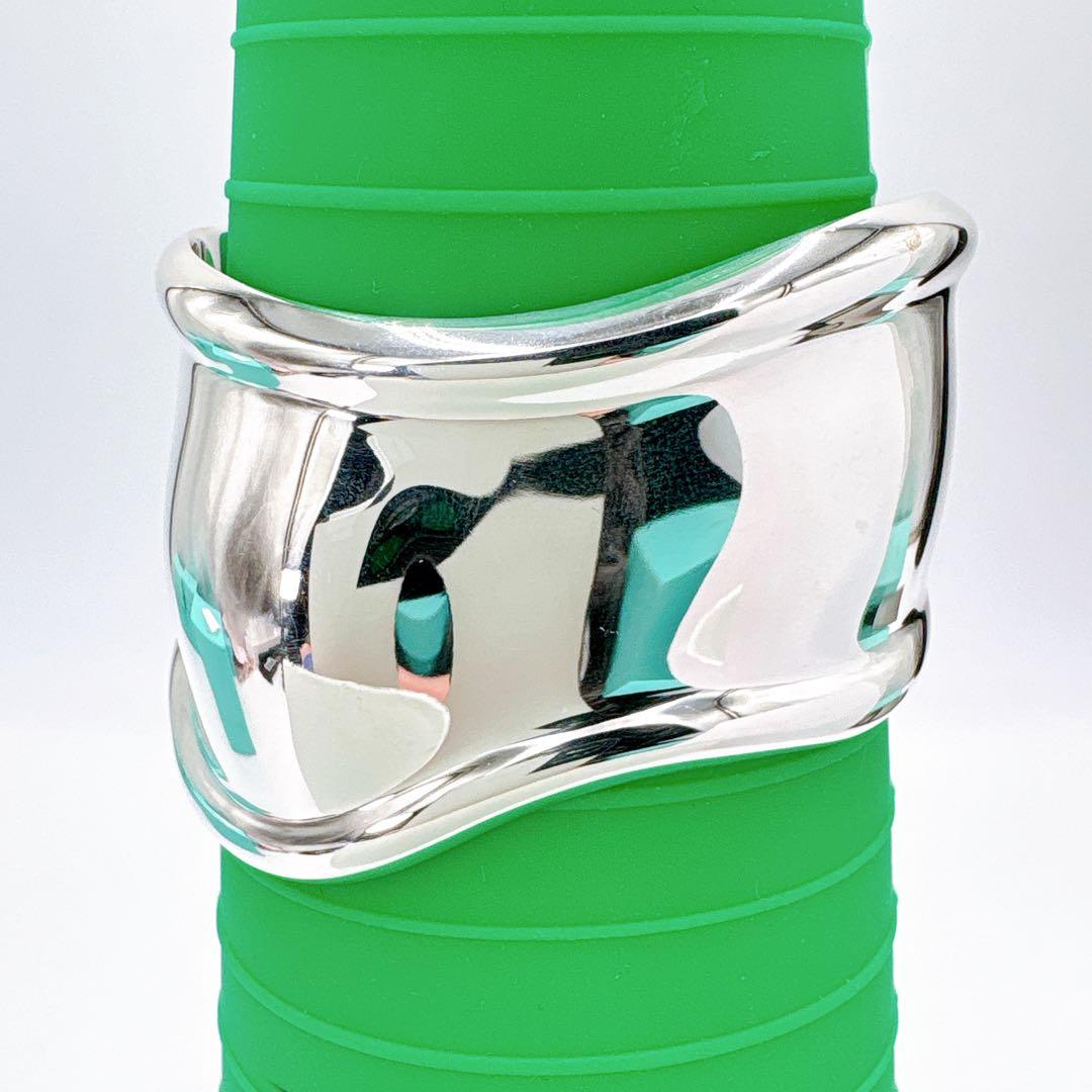 極美品 ティファニー ボーンカフ スモール 右手用 バングル シルバー925