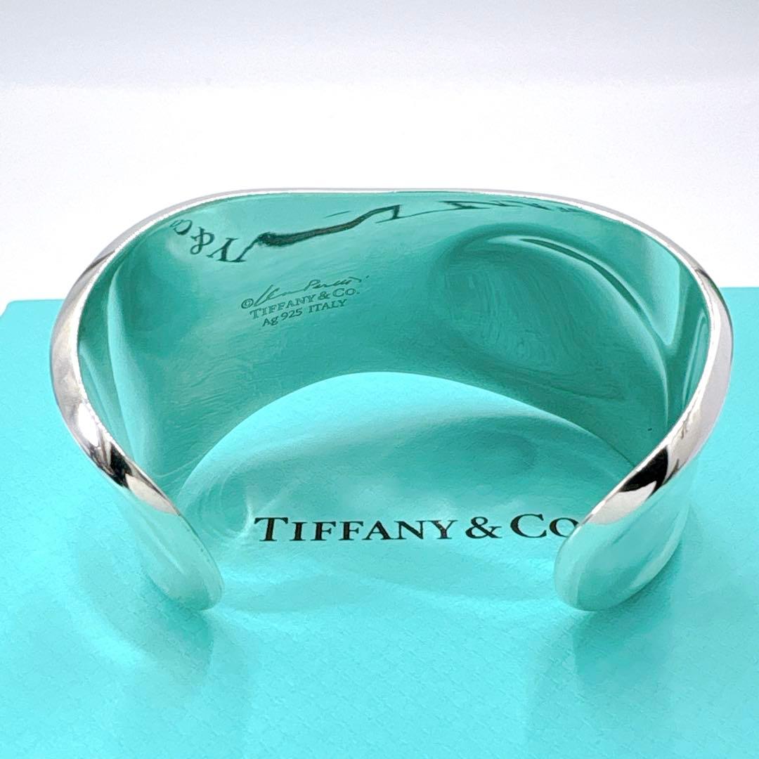 極美品 ティファニー ボーンカフ スモール 右手用 バングル シルバー925