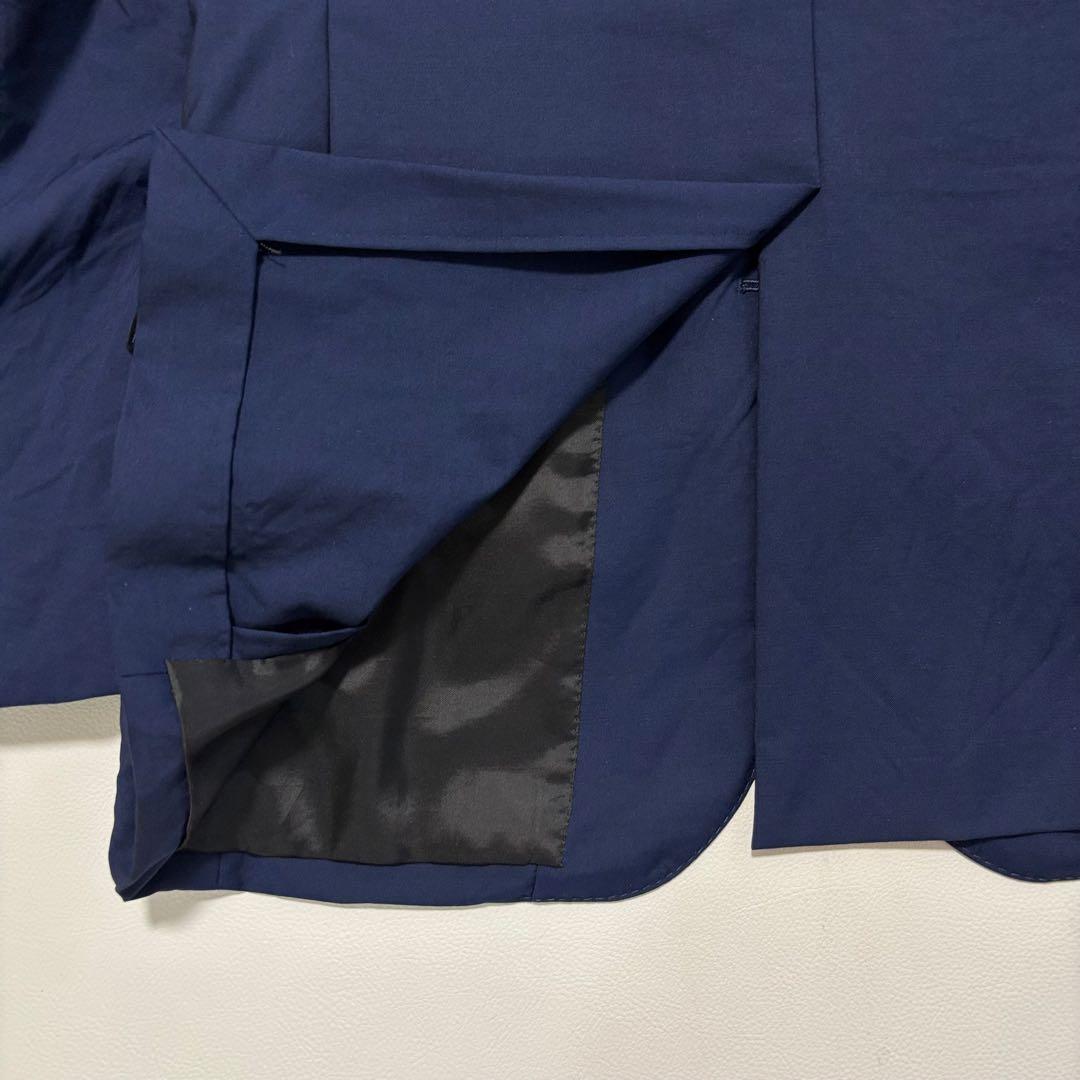 シンプリシテェ カノニコ生地 モヘヤ混 XLサイズ スーツ セット ブルー系