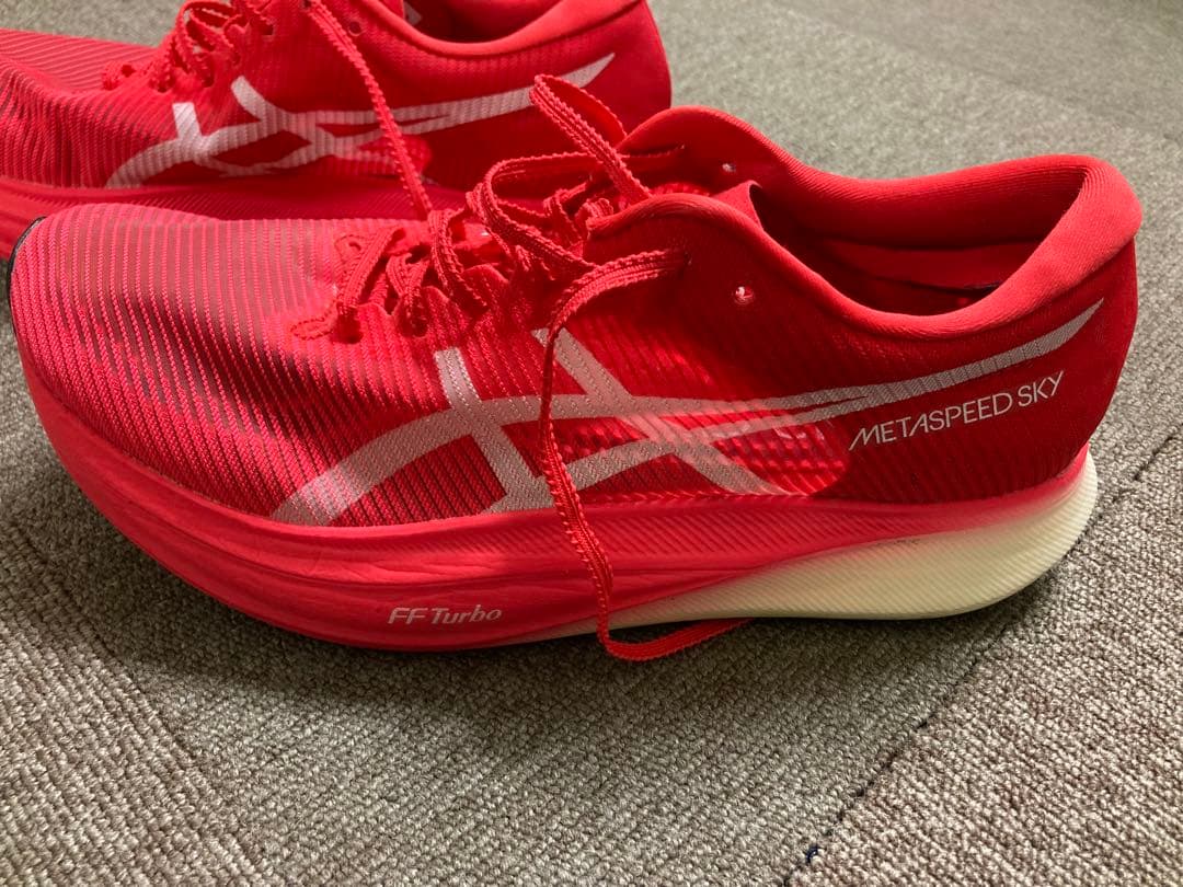 ASICS SPEED SKY レッド US 9