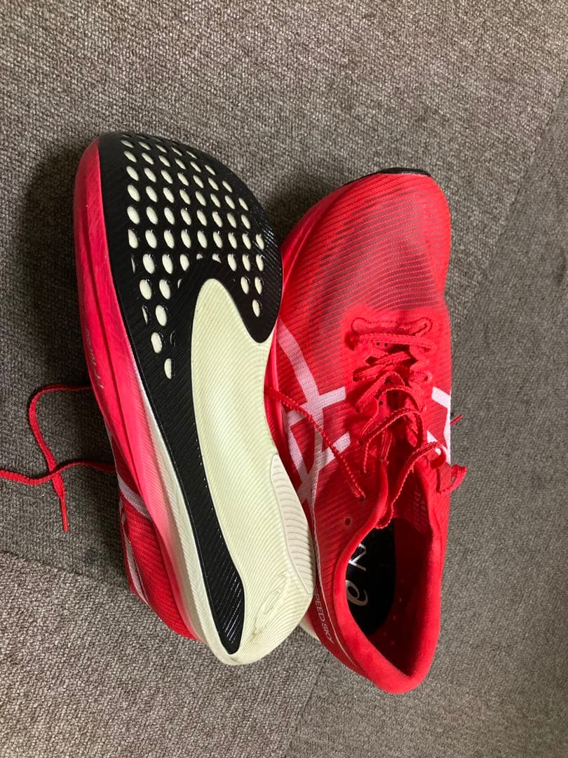 ASICS SPEED SKY レッド US 9