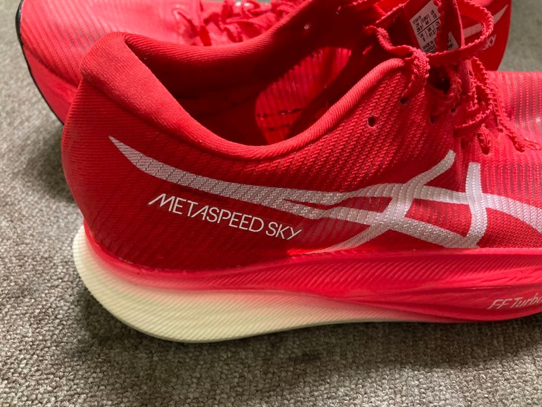 ASICS SPEED SKY レッド US 9
