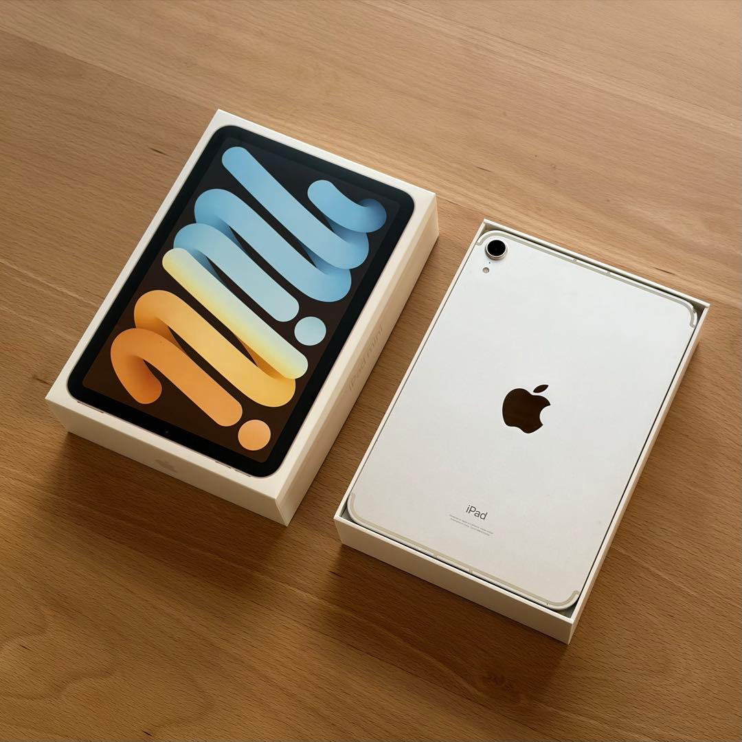 【画面無傷】iPad mini 6 セルラー 64GB PITAKAケース付