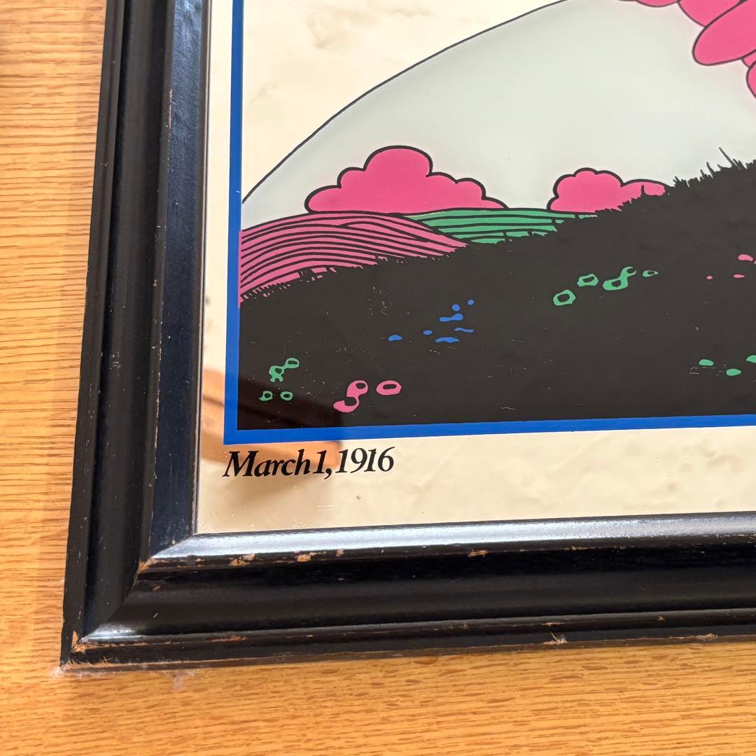 新春セール〜1/5まで！Vogue パブミラー 鏡 ヴィンテージ ウッドフレーム