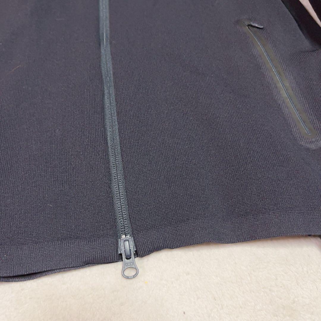 極美品　PGG パーリーゲイツ ジップパーカー ペプラム　ギャザー　ネイビー