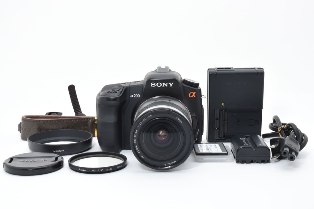 美品 Sony a200 レンズセット スマホ転送OK #9513