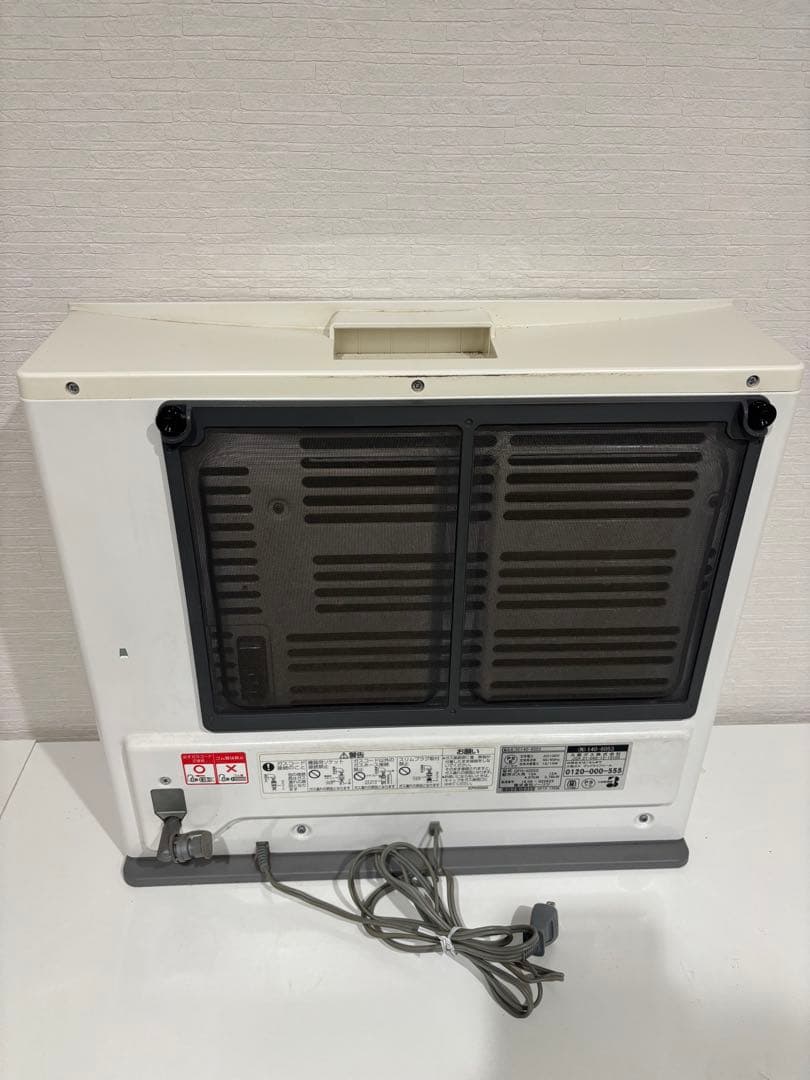 80.ノーリツ　ガスファンヒーター　大阪ガス　ガス線付き