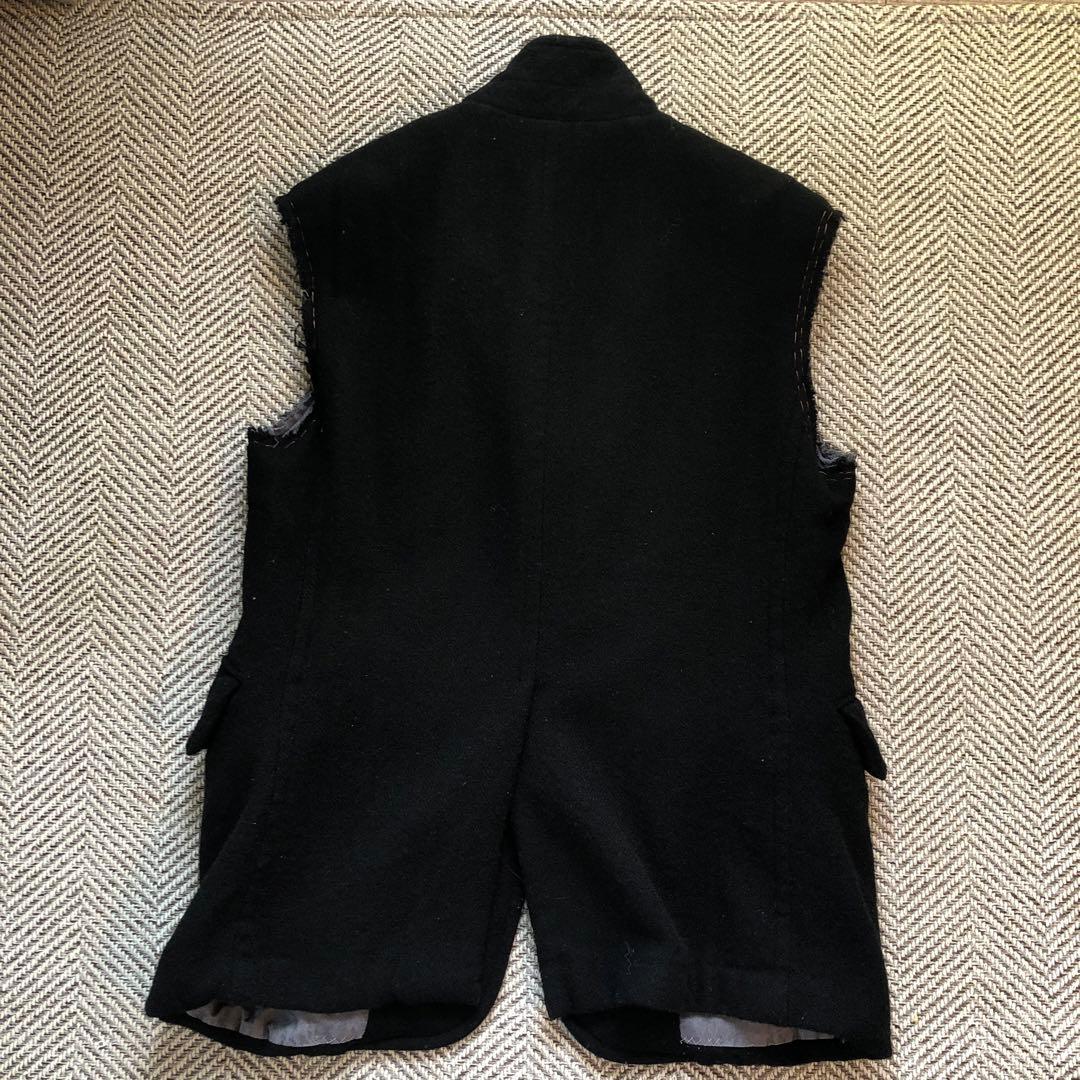 トップス ensou. cut - off sleeve jacket BLK (L)