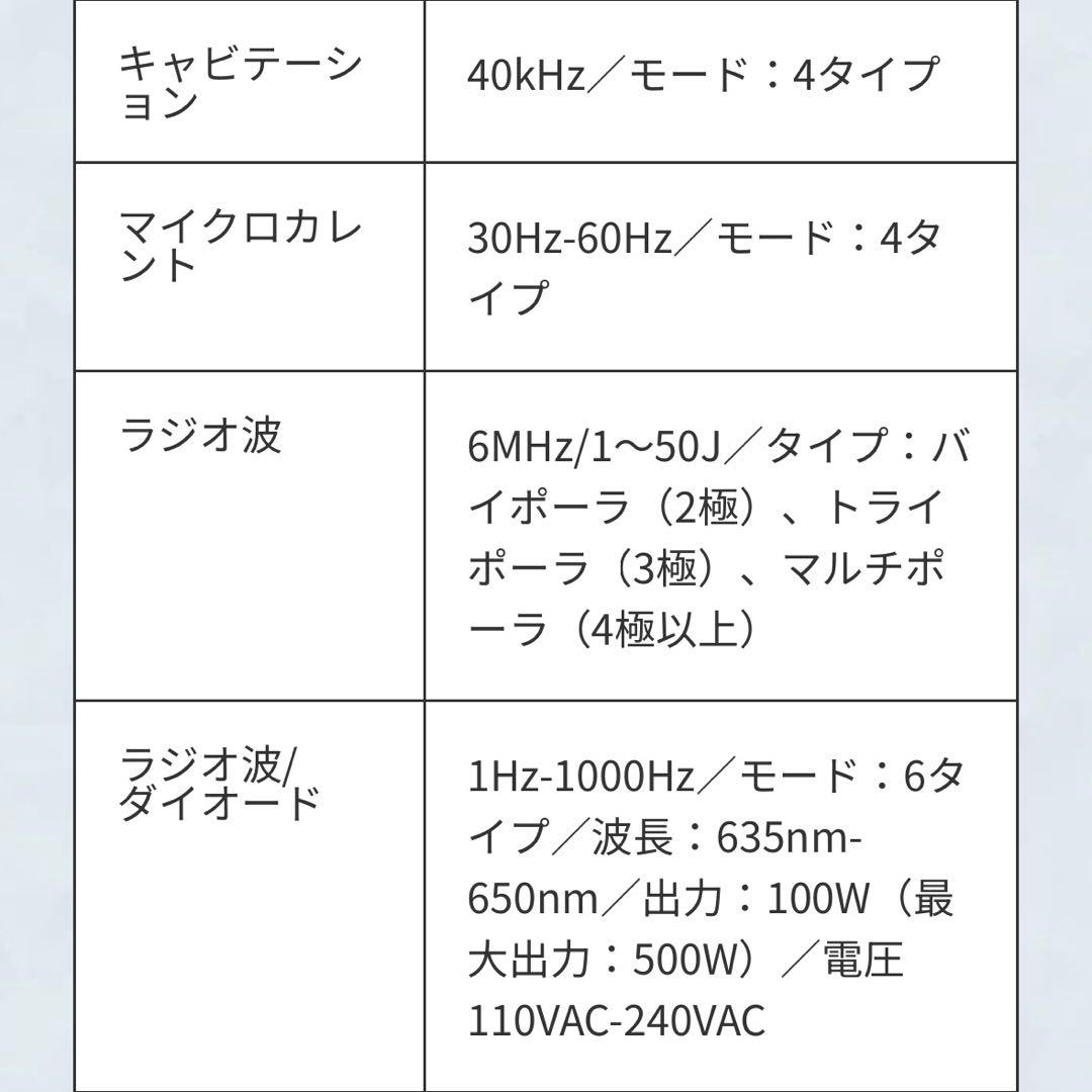 ドクターセレクト メディライン 業務用40KHzキャビテーション 予備プローブ付