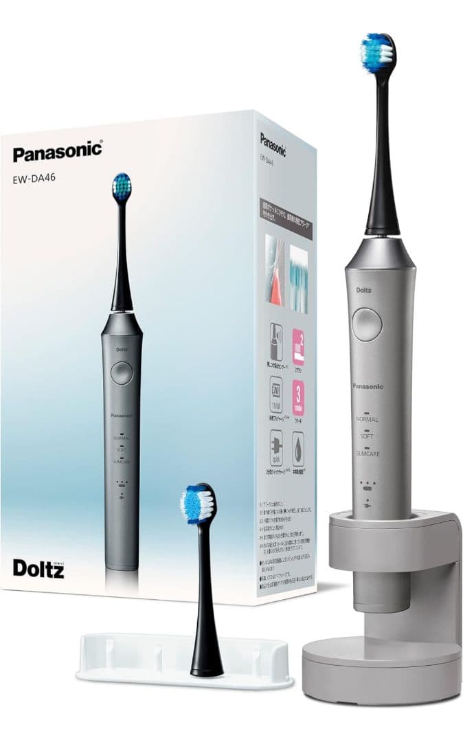 だ*ま様 【超美品】パナソニック♡電動歯ブラシ♡ドルツ♡EW-DA46♡新品ブラ