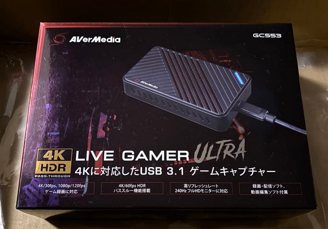 AverMedia GC553 4K LIVE GAMER ULTRA 中古
