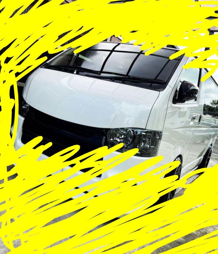 ハイエース　GLワゴン　ボンネットホワイト