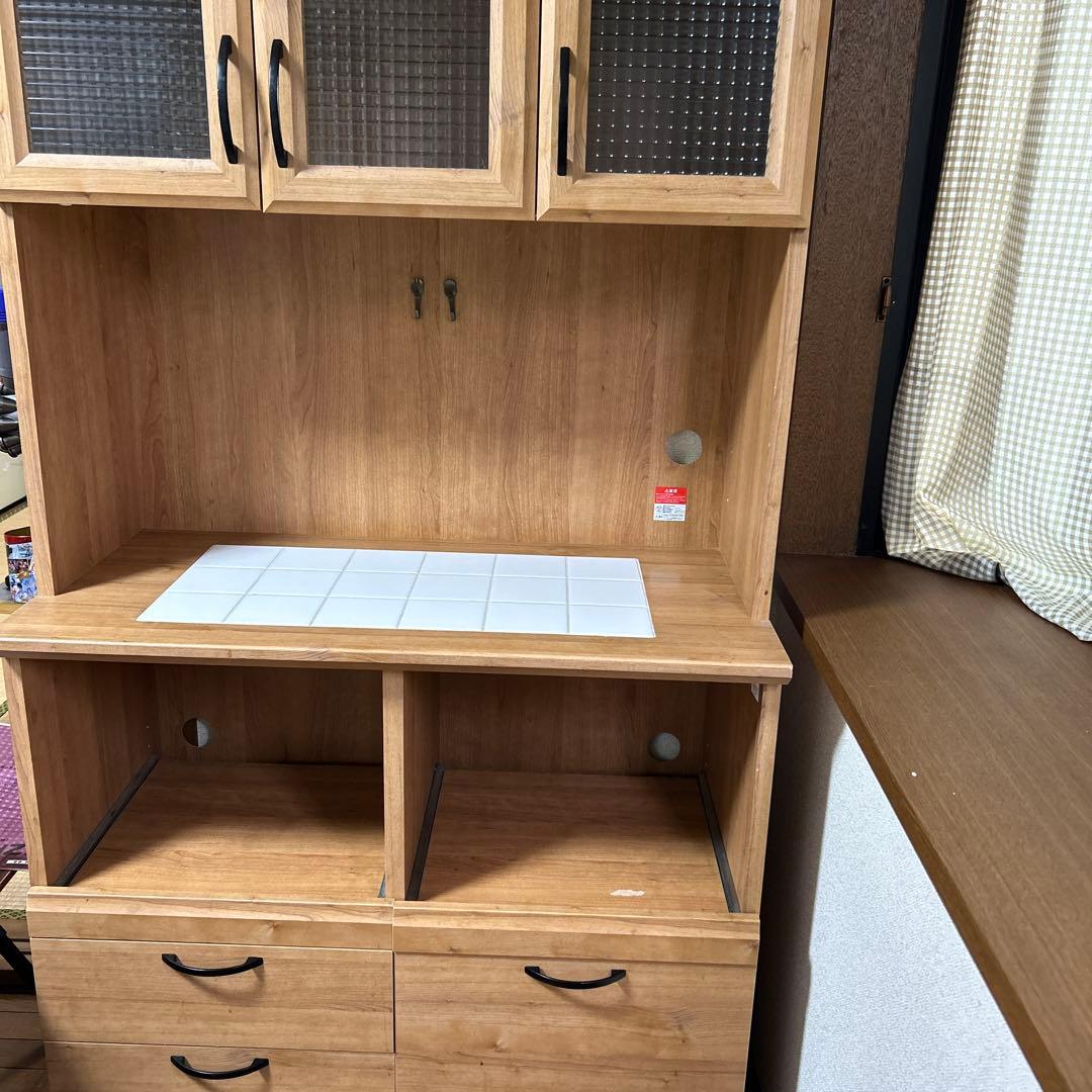 大人気！B-companyビーカンパニー食器棚コチーナ　日本製　キッ