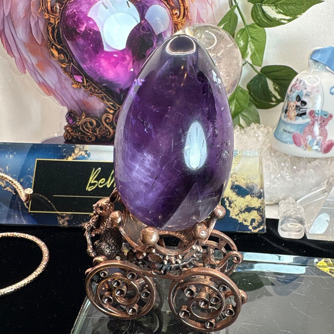 ロマネINアメジストBIGたまごちゃん♡No.2265