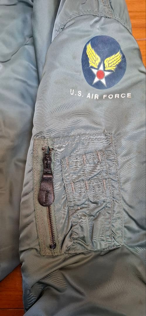 【USA製】ALPHA MA-1 フライトジャケット M IDEAL ビンテージ