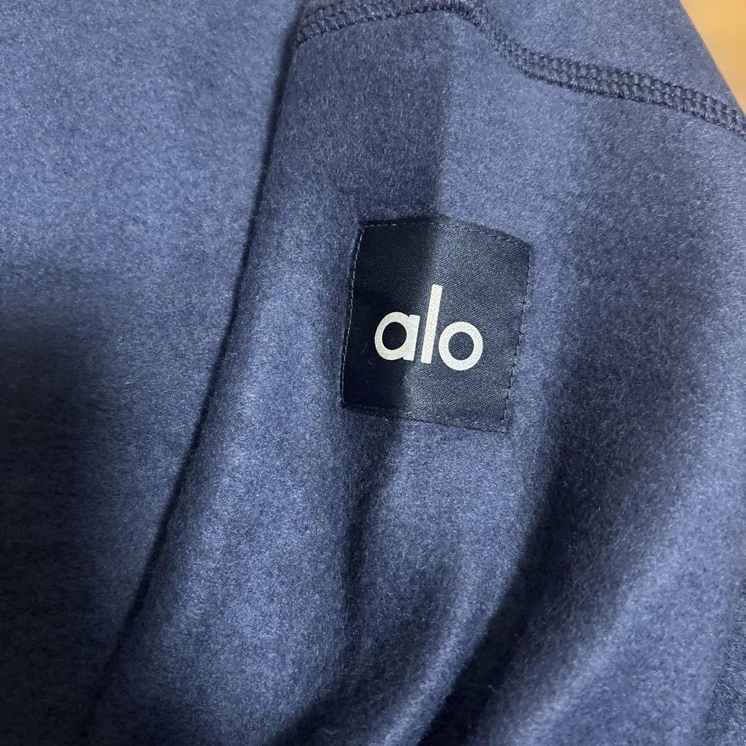 alo ネイビー トレーナー