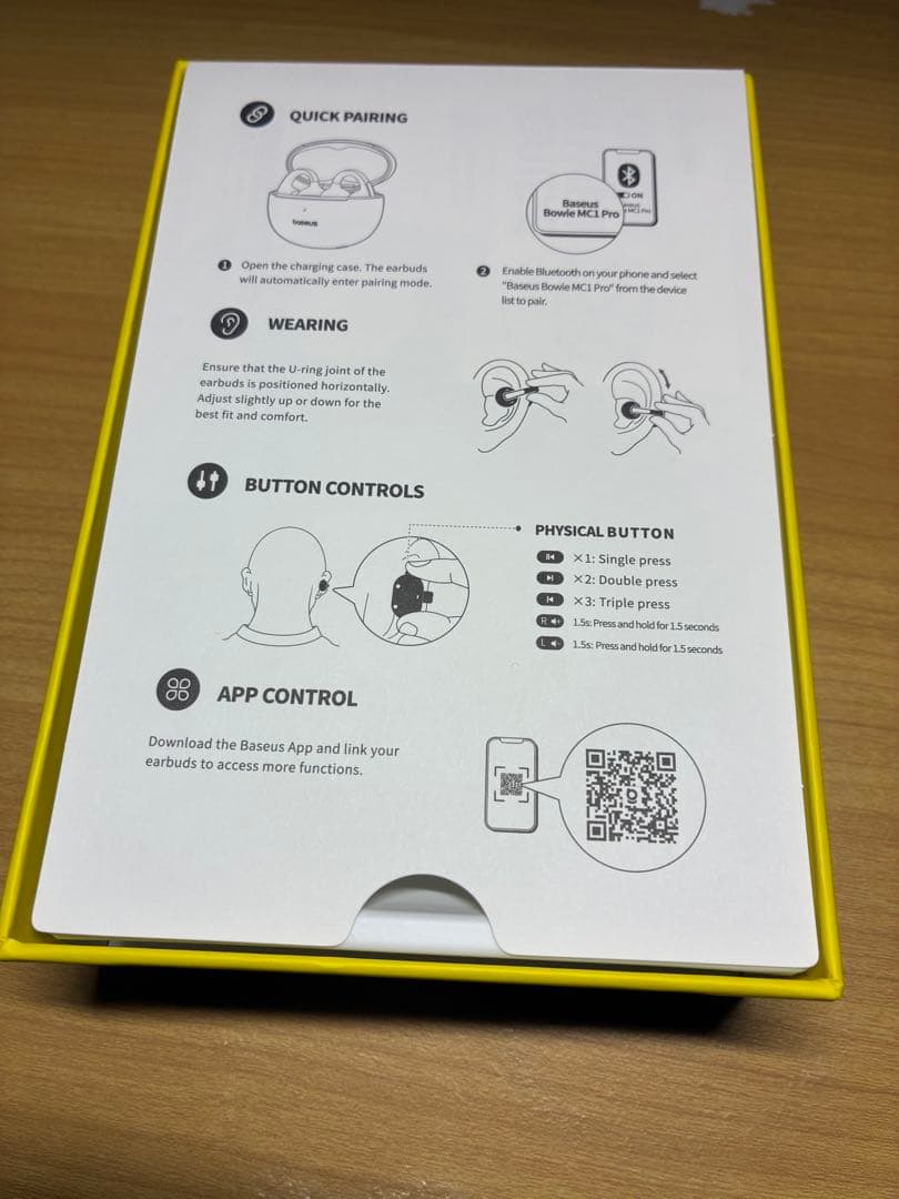 Baseus Bowie ワイヤレスイヤホン とLinkBuds Fitのセット