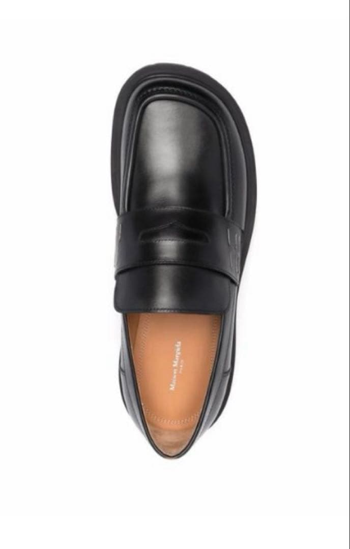 メゾンマルジェラ リジッドラバーソール ローファー 黒