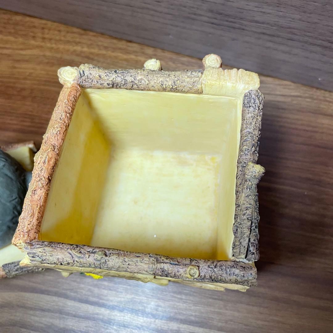 【廃盤】となりのトトロ 二馬力　お花機関車 プランターカバー 美品 箱付