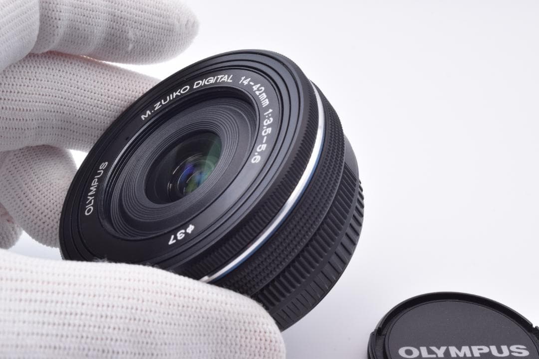 #36b オリンパス 電動パンケーキ ズームレンズ 14-42mm EZ