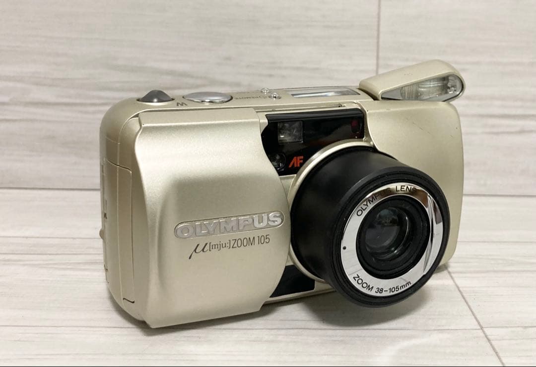 『動作確認済み』OLYMPUS μ【mju：】ZOOM 105 フィルムカメラ