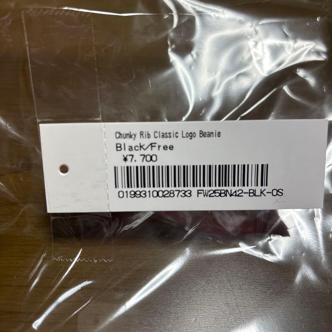 帽子 supreme Chunky Rib Classic Logo Beanie