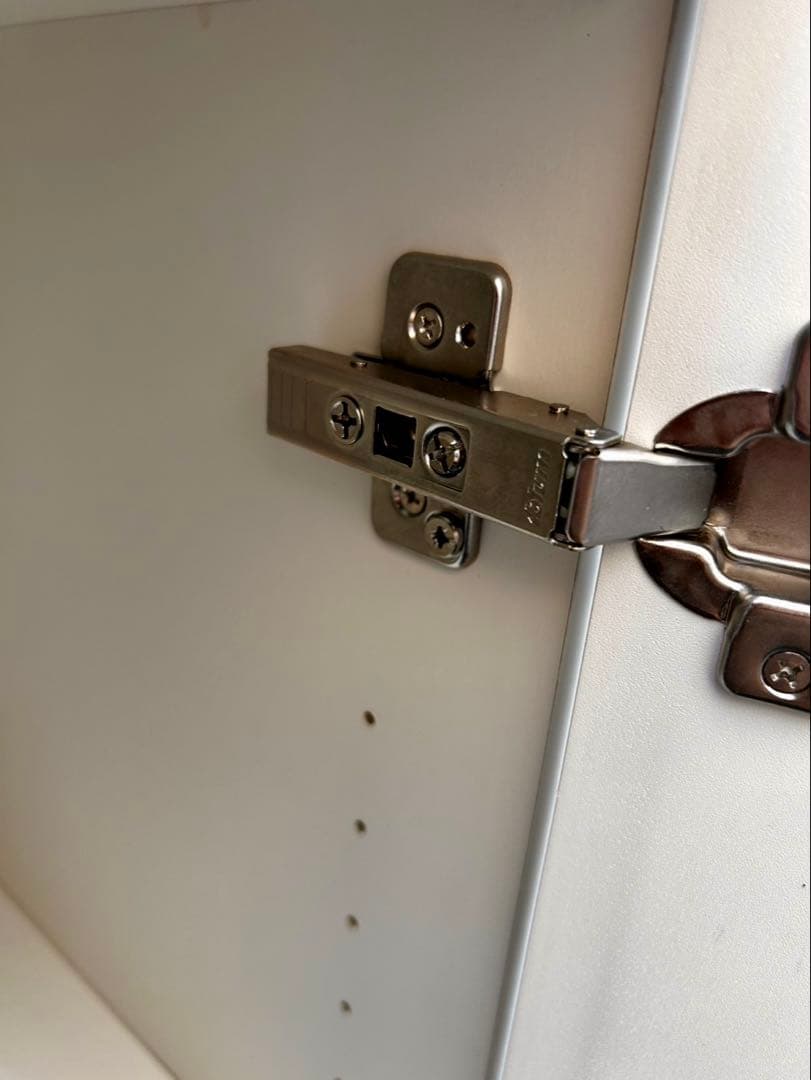 パモウナ エナメル調ホワイト 食器棚 キッチンボード　高さ180 レンジボード