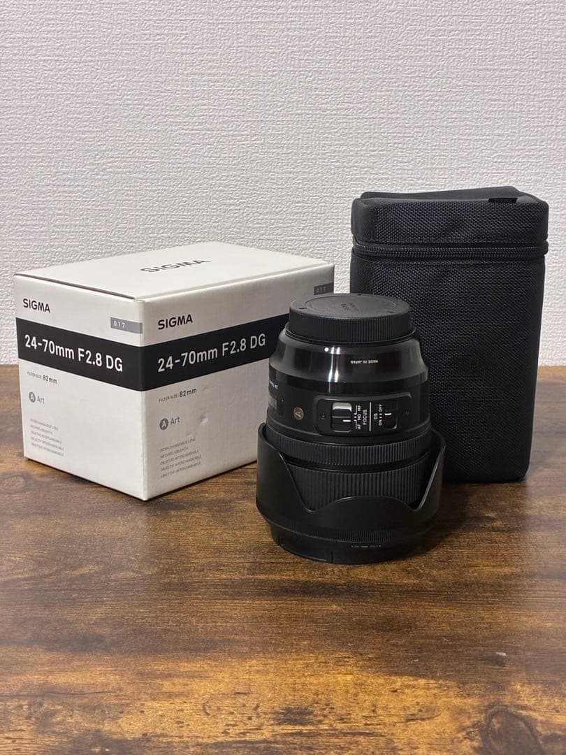 SIGMA 24-70mm F2.8 DG レンズcanon EFマウント