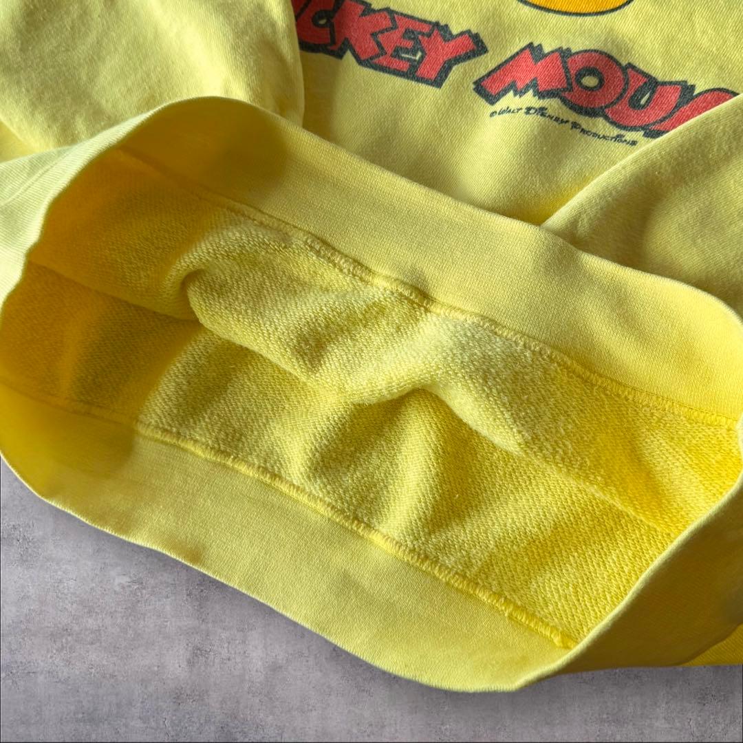 ヴィンテージ 70年代製MICKEY MOUSEミッキーマウス染み込みスウェット