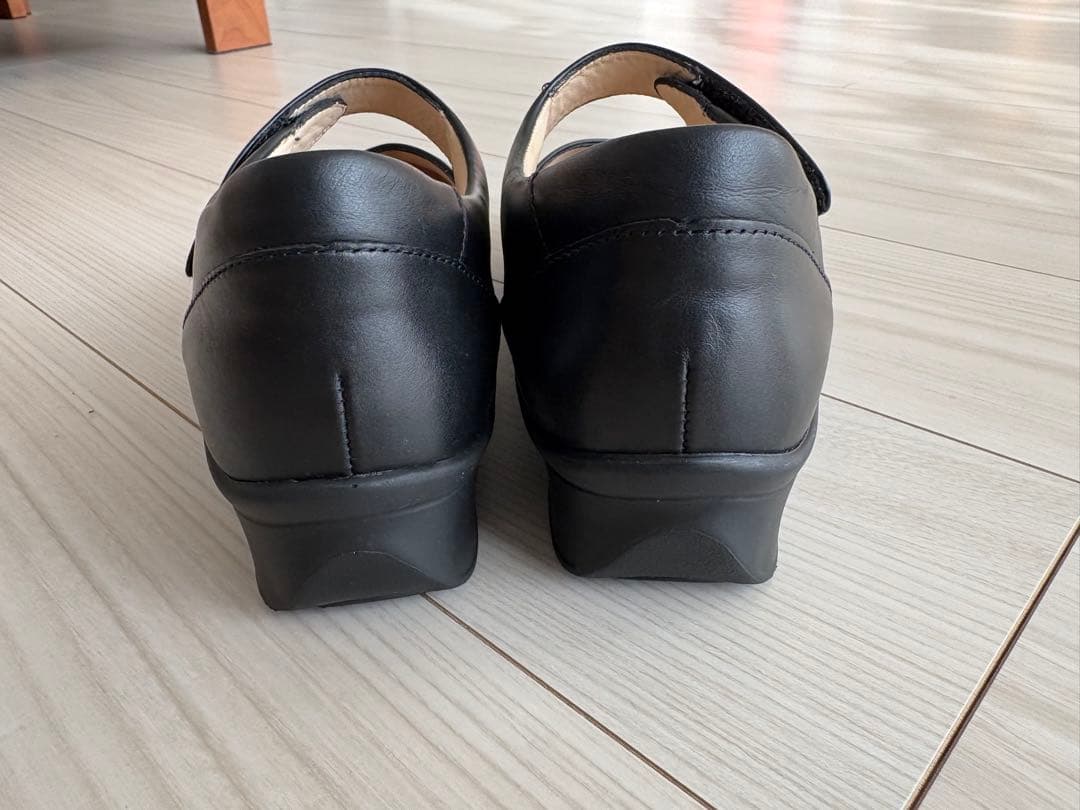 Finn Comfort フィンコンフォート パンプス 25cmブラックレザー