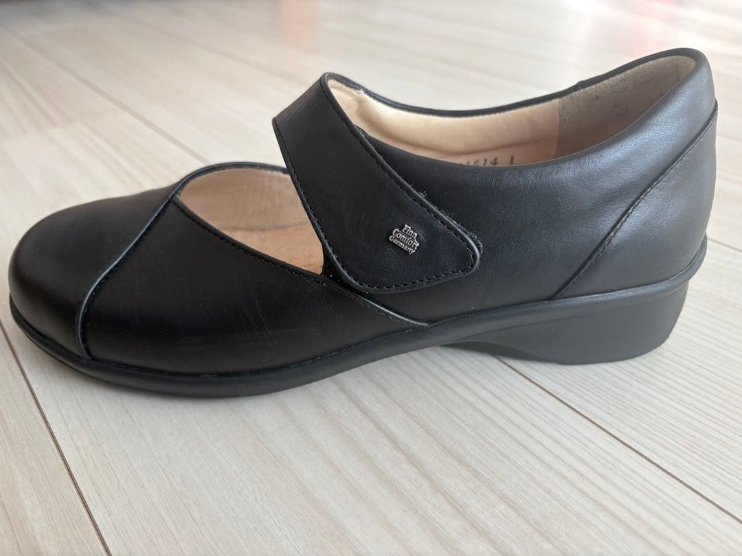 Finn Comfort フィンコンフォート パンプス 25cmブラックレザー