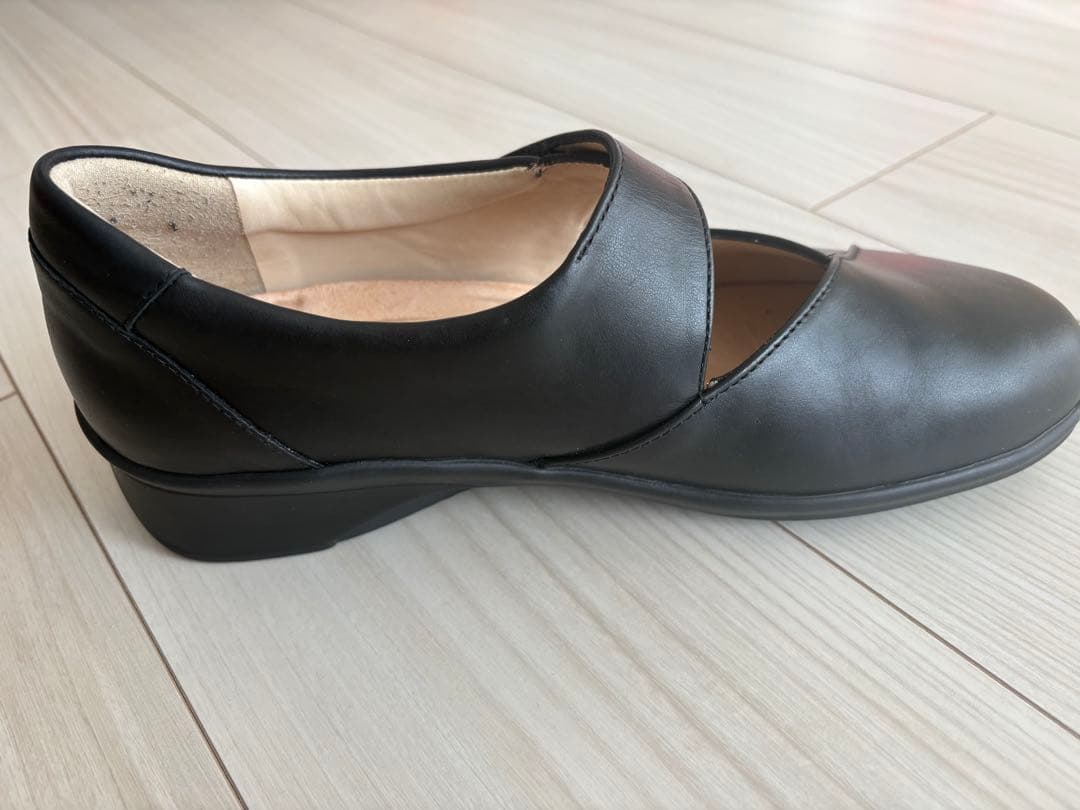 Finn Comfort フィンコンフォート パンプス 25cmブラックレザー