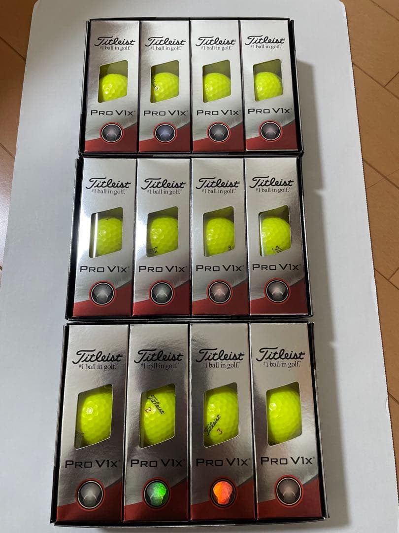 タイトリスト　PROV1X 2024モデル　3ダース　未使用