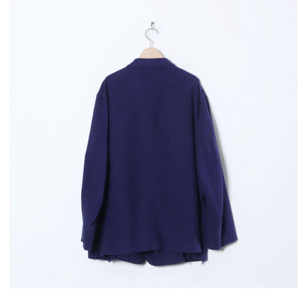 ね*ス様 COMOLI 25AW コモリ　コットンネルジャケットブルー1 定価5