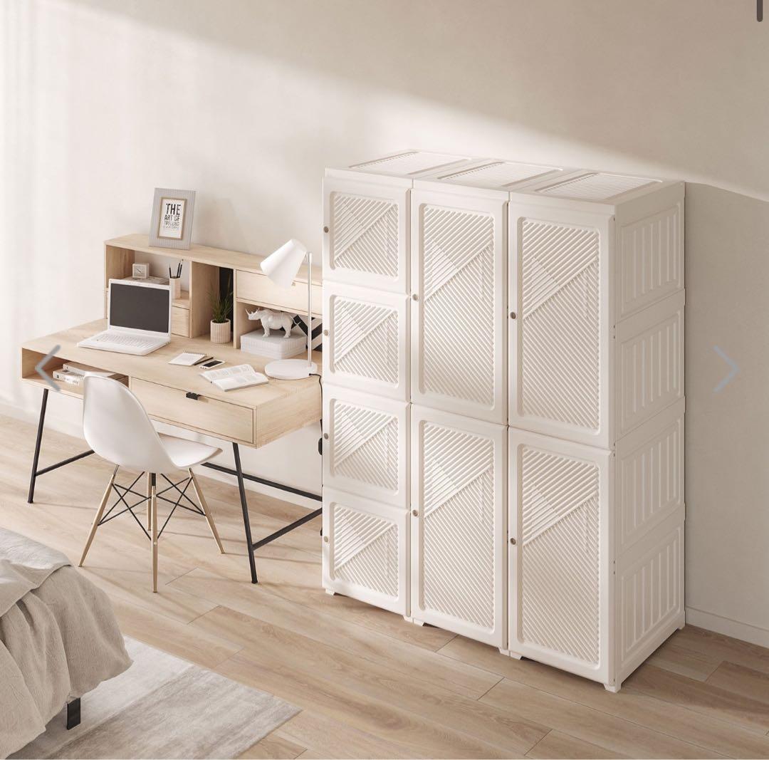 新品 未開封 モリリン インテリア マイワイドローブ 折り畳みワードローブ