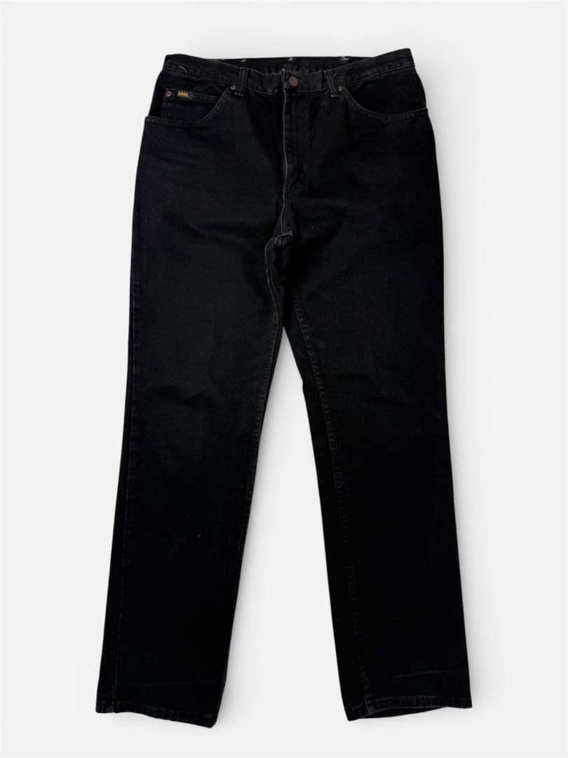 90's USA製 LEE 200 リー ブラックデニムパンツ 36×32