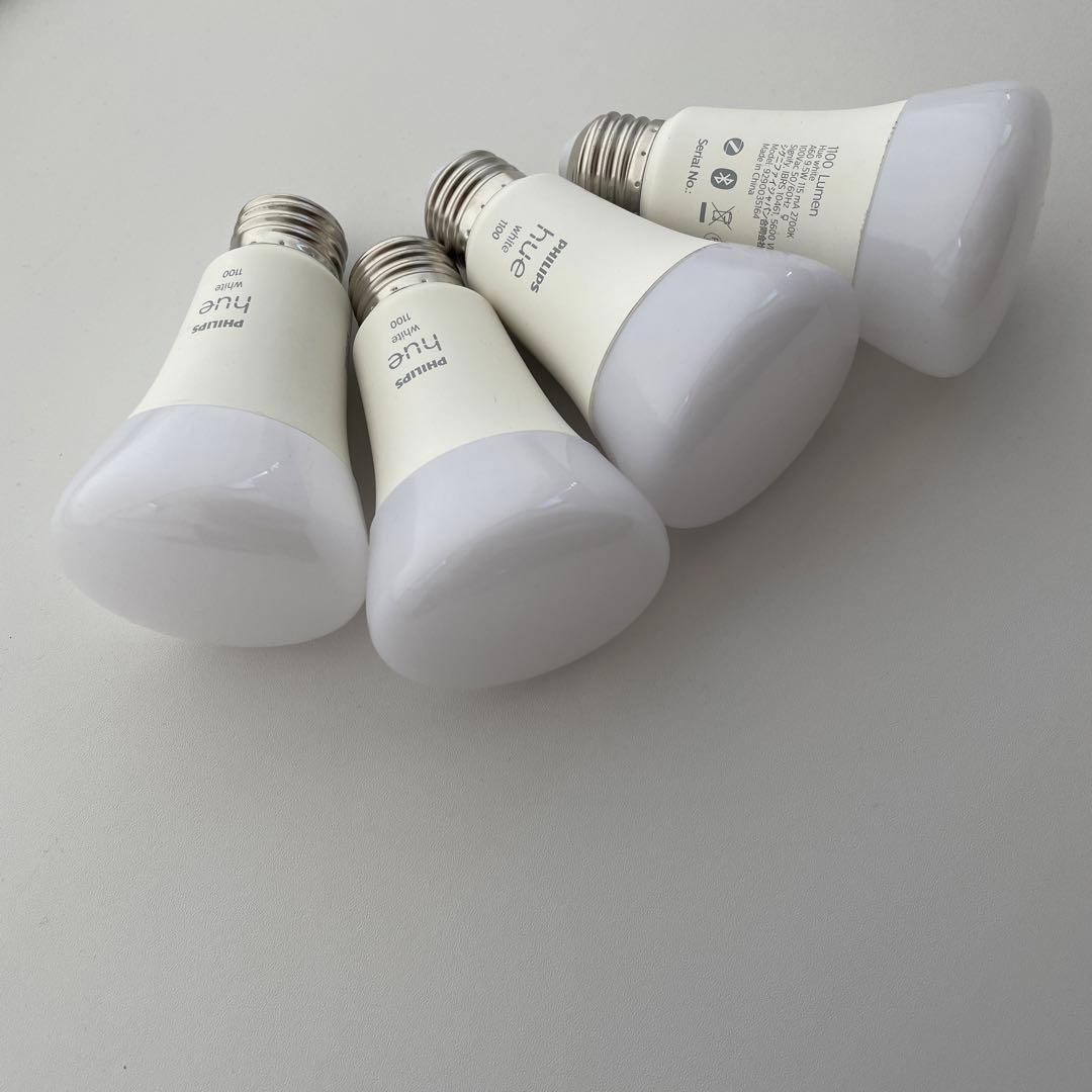 Philips Hue スマート電球 E26 75W LED 4個 1100lm