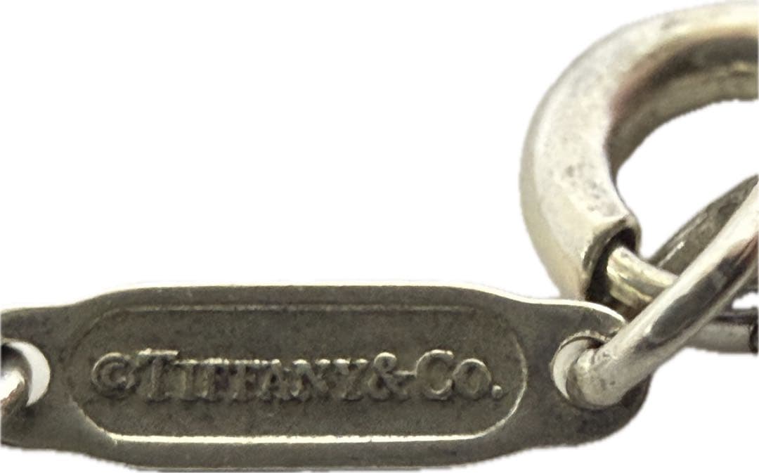 ティファニー 925 オープンハート スモールクロス シルバー ネックレス