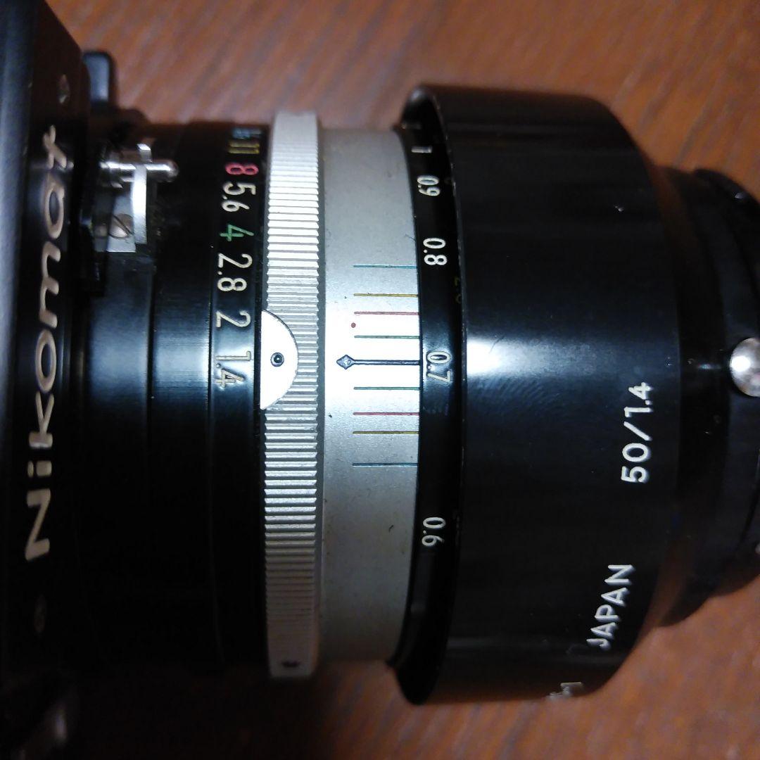 Nikon Nikomat 一眼レフ 50mm f/1.4　ストロボセット。