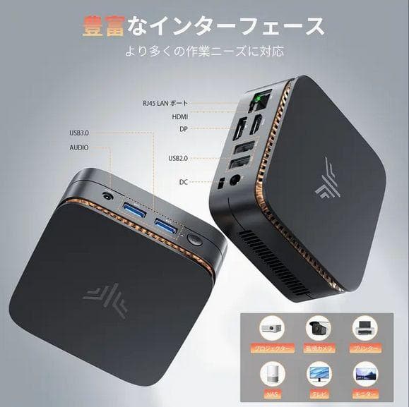 【新品未開封】N97 ミニPC メモリ16GB SSD512GB