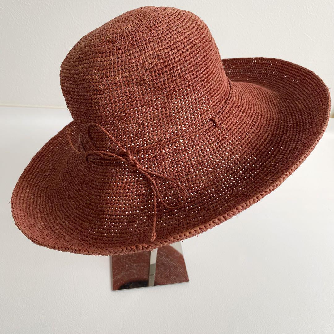 極美品　ヘレンカミンスキー　プロバンス12 ラフィアハット