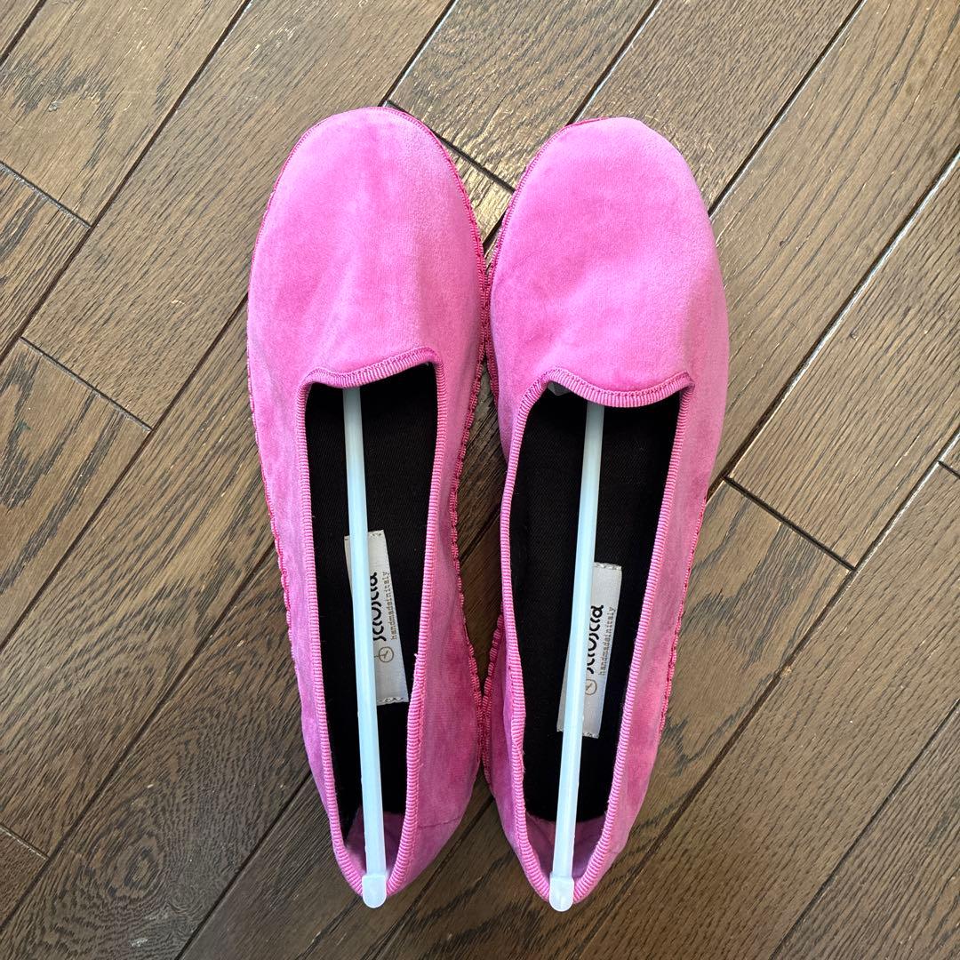 Sciuscia シューシャ　カンフーシューズ　ピンク　38