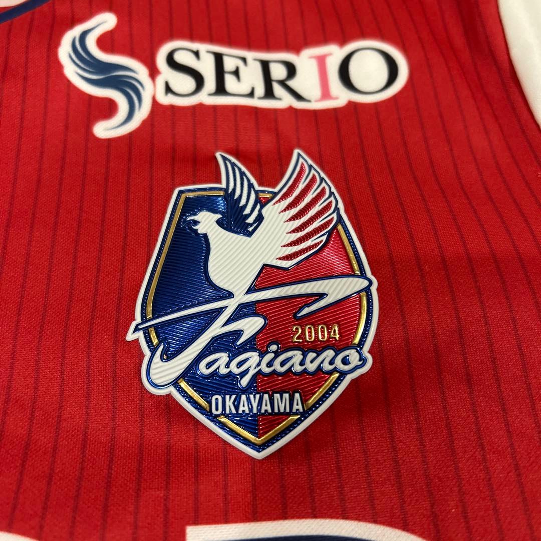 ファジアーノ岡山2025ユニフォーム。J1元年。サイズL