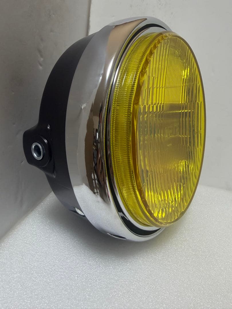 当時物IPF凹みレンズ付きヘッドライトASSY/イエローレンズシビエCIBIE