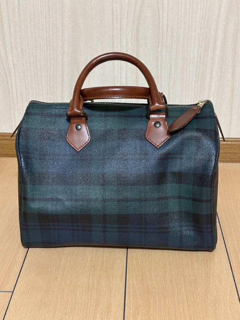 OLD RALPH LAUREN ミニボストン チェック