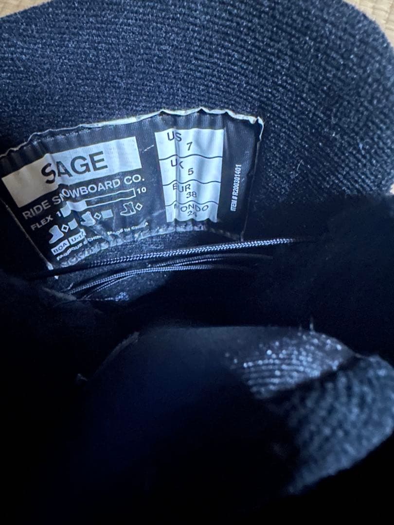⭐︎愛之助　SAGE スノーボードブーツ ブラック
