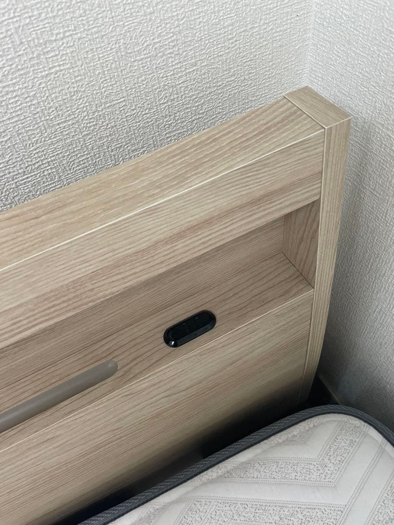 [定価約15万円] シングル　シモンズベッドフレーム＋ニトリNスリープマットレス