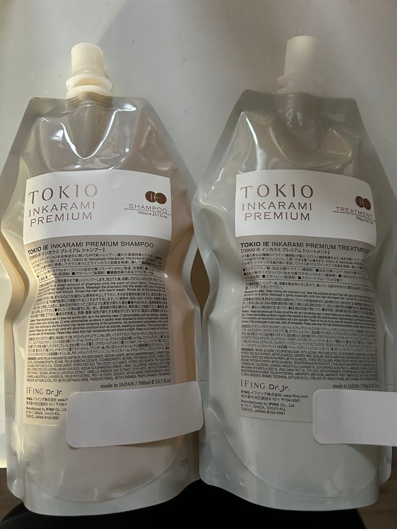 【新品未開封】TOKIOプレミアム シャンプー＆トリートメント 700mlセット