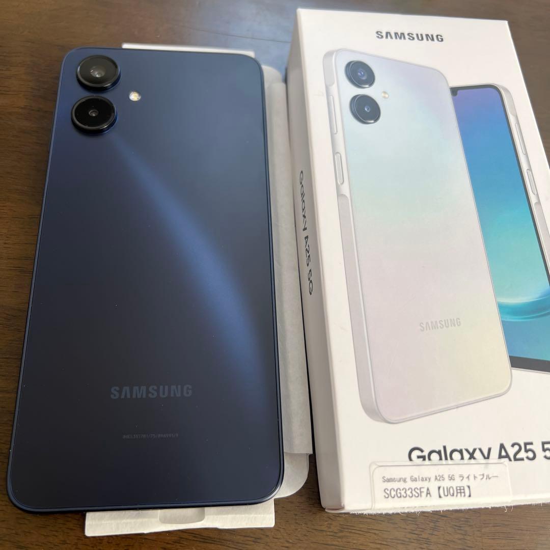 Samsung スマートフォン galaxy a25 5G カバー付き