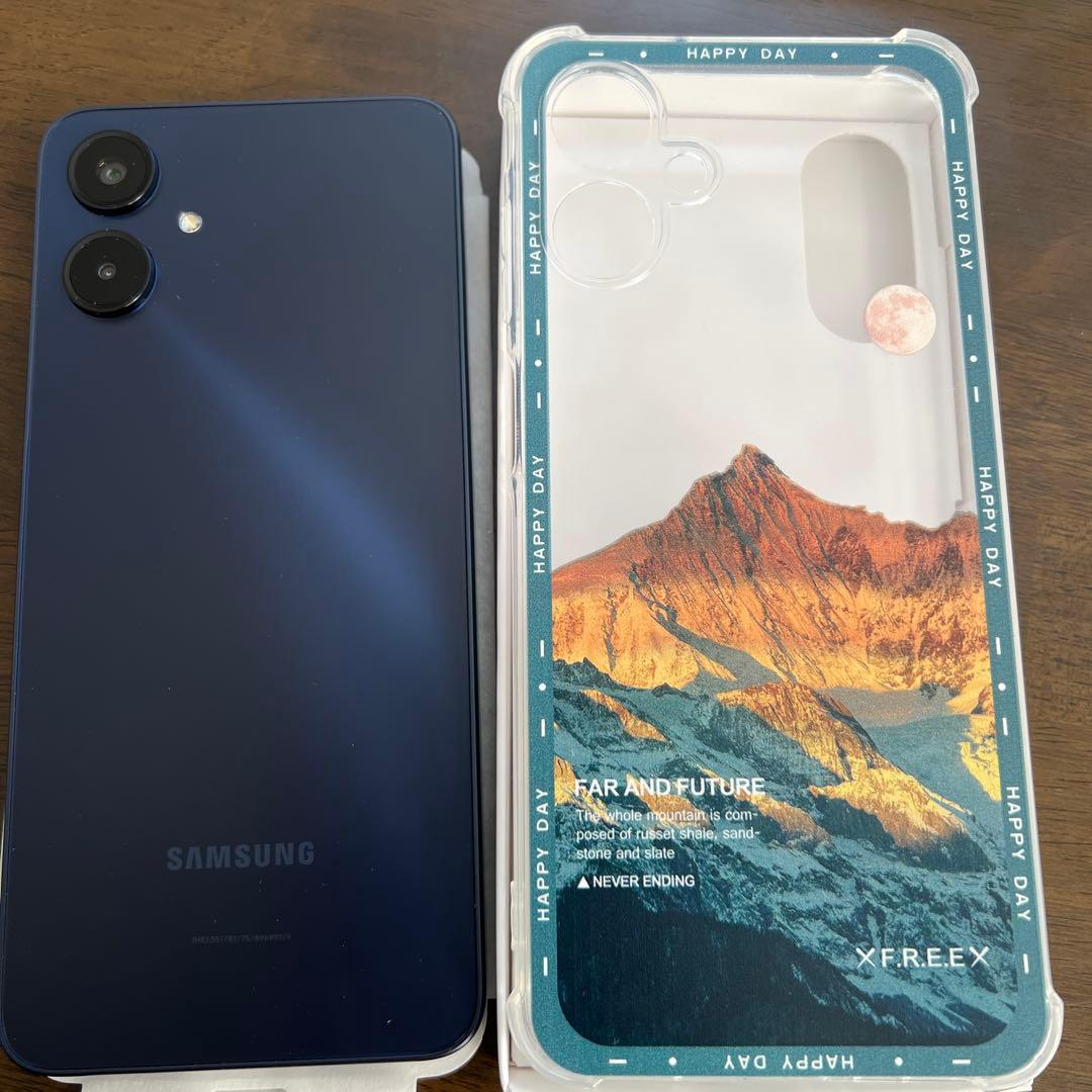 Samsung スマートフォン galaxy a25 5G カバー付き